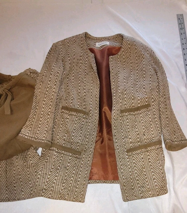 Marie Phillips 3pc 1950s Set~ Jacket W/ Skirt & Top( Button Up Back) Fully Lined