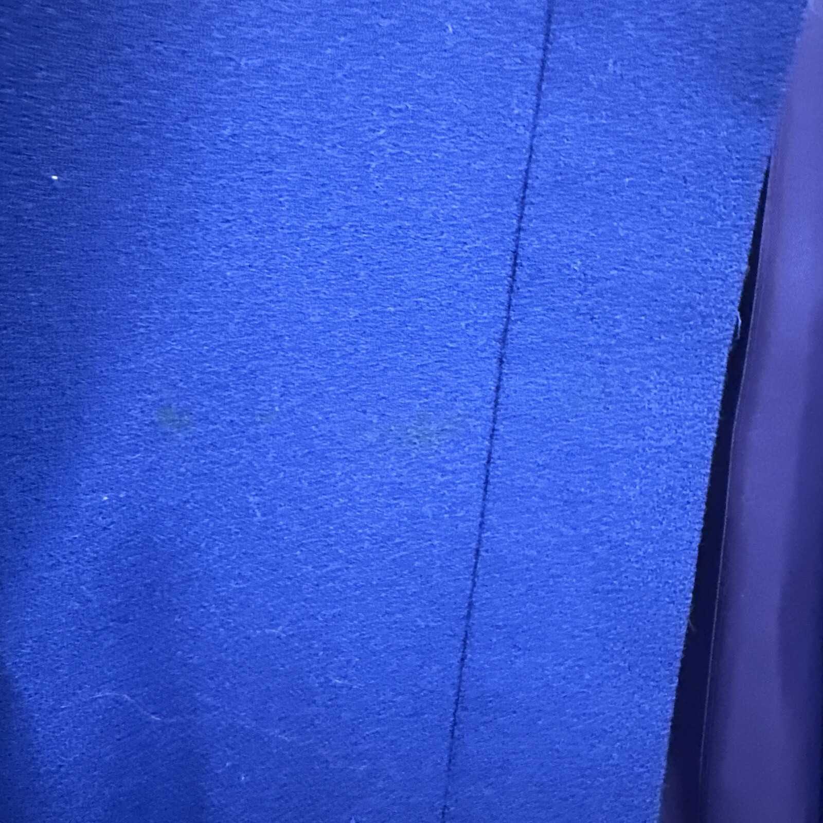 Vintage Fitted Wool Jacket Tailored by Handmacher Womens Blue Suit Blazer Coat 8