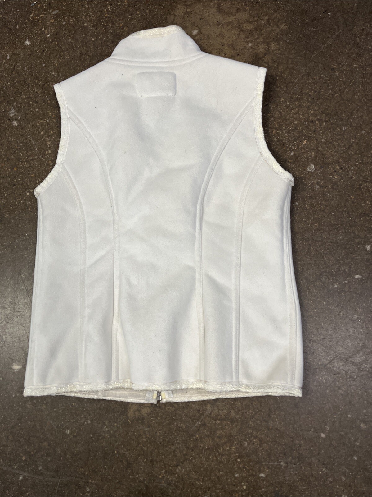 Vtg RALPH LAUREN Palomino Women Faux Suede/Sherpa Vest Cream Colored – Sz Small