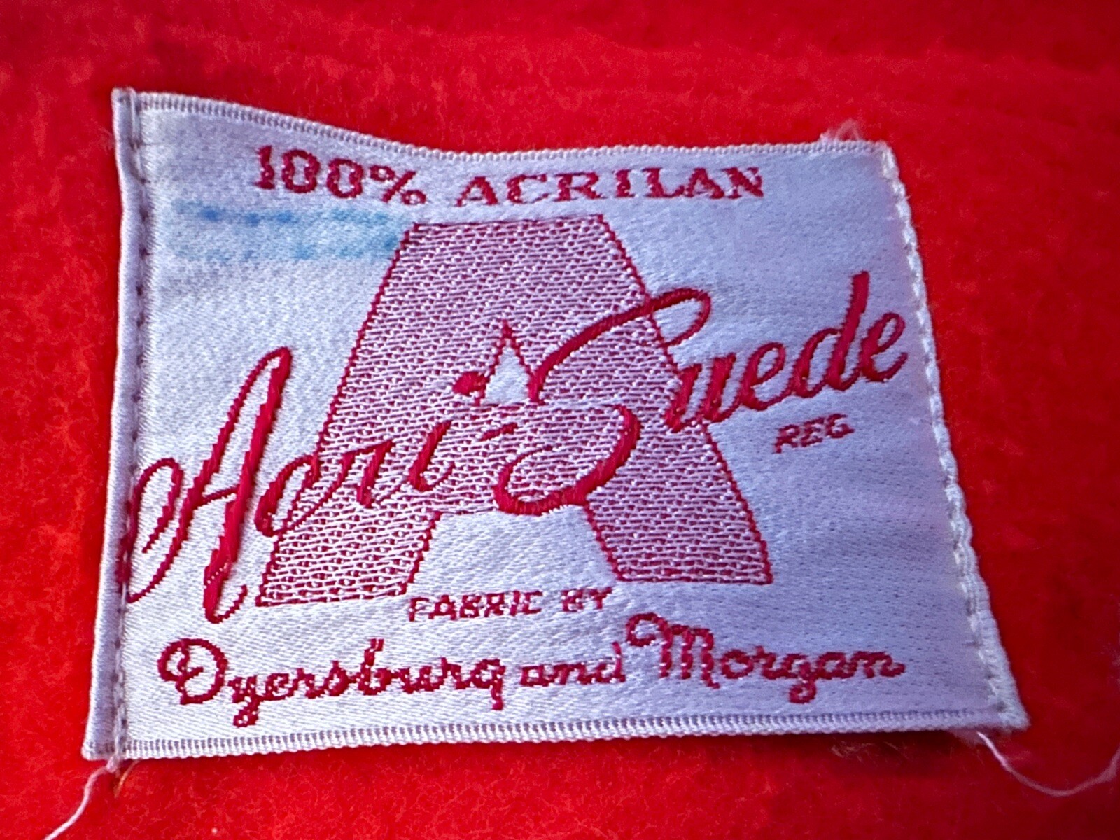 Vtg. Dyersburg & Morgan Coral Parka Coat Jacket w/top Button Aeri-Suede Reg. XS