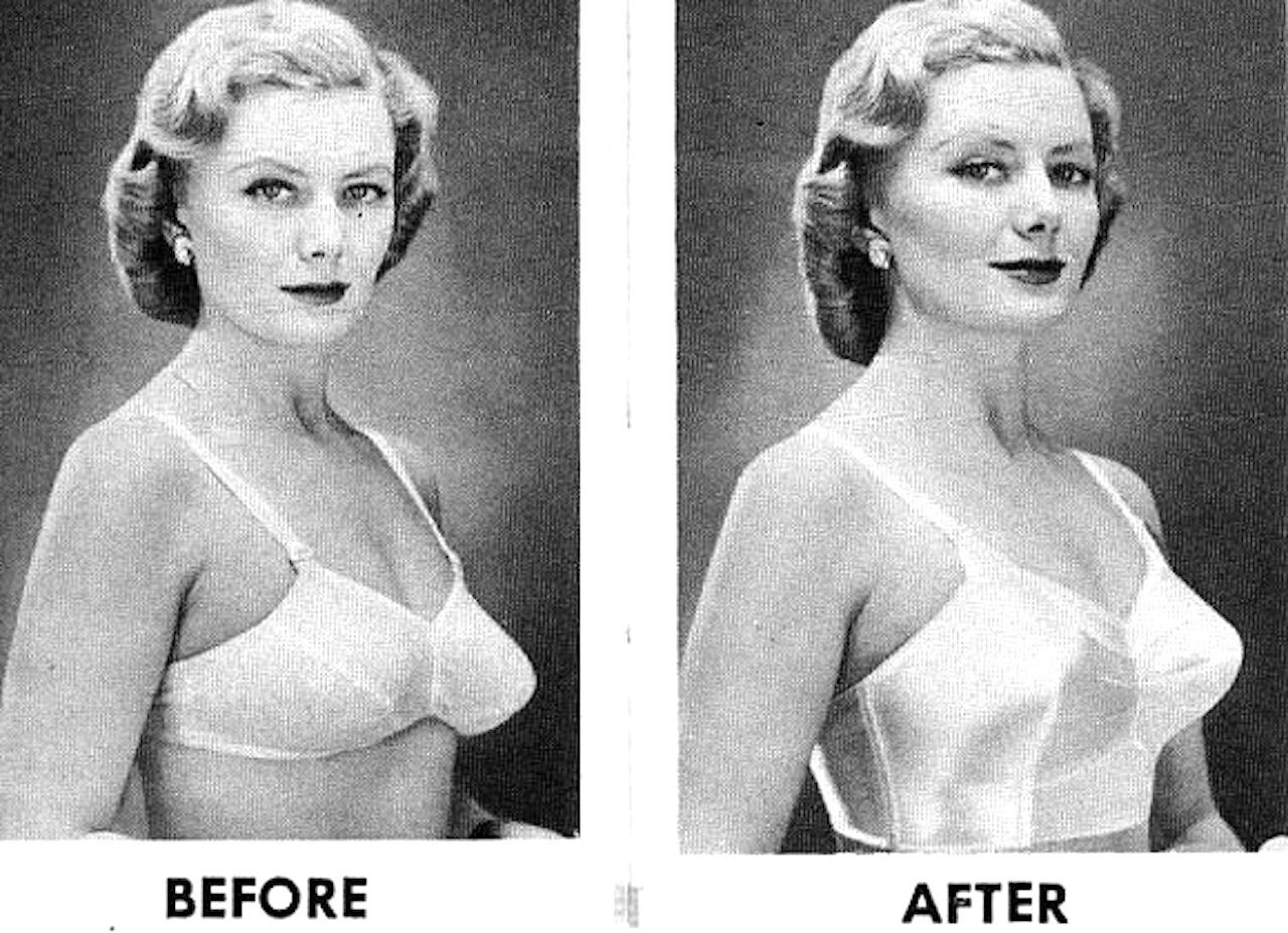 FRENCH 1940s PIN-UP BUSTIER LONGLINE BRA~WHITE SILK SATIN~MADE IN FRANCE~NEW~38