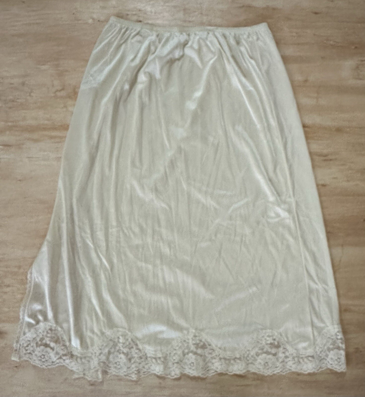 1849 Authentic Ranchwear Vintage Cream Lace Blazer And Skirt Set Size LG w/ Slip