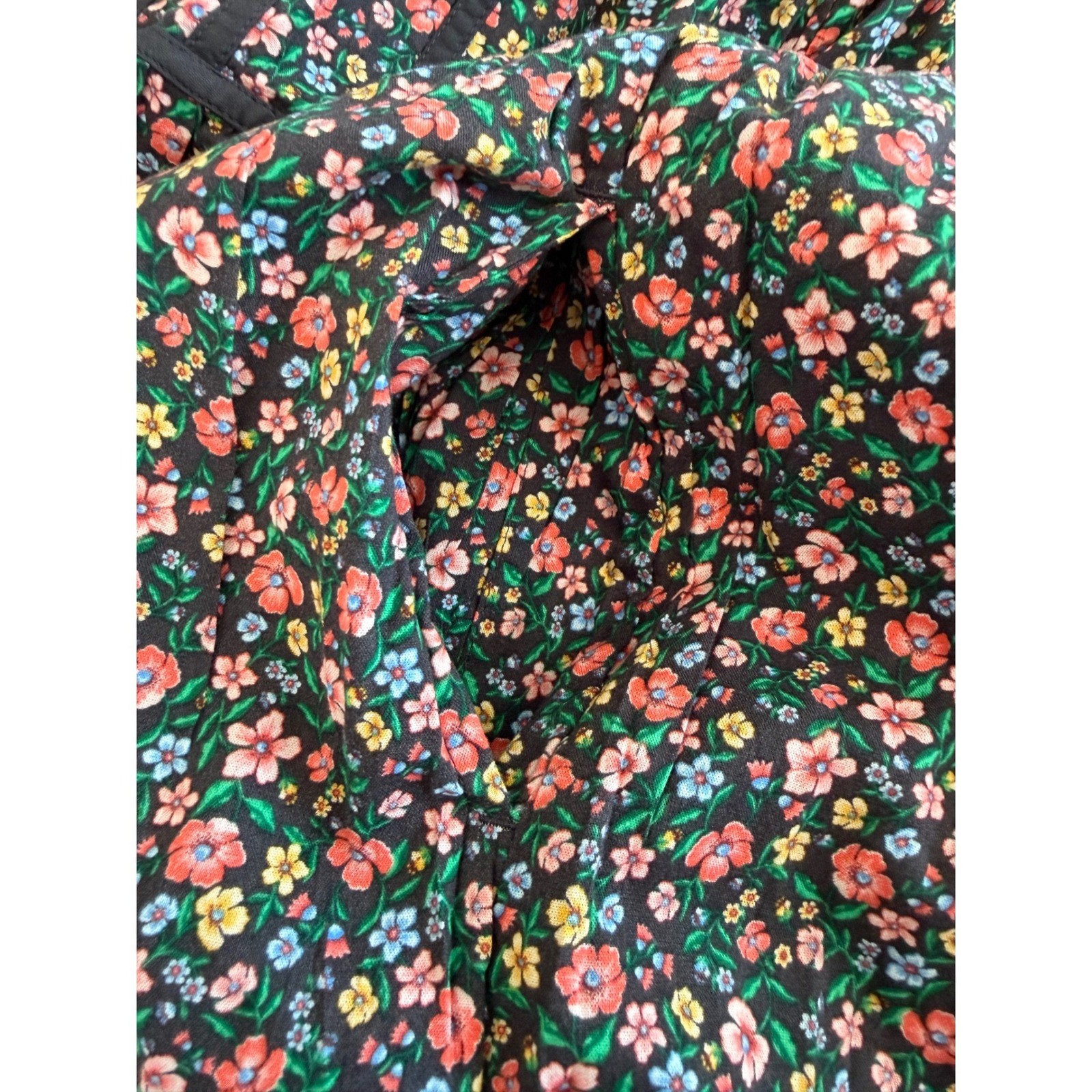 Old Navy Floral Maxi Dress Long Sleeve Tiered Boho Cottage Prairie XL TALL NWT