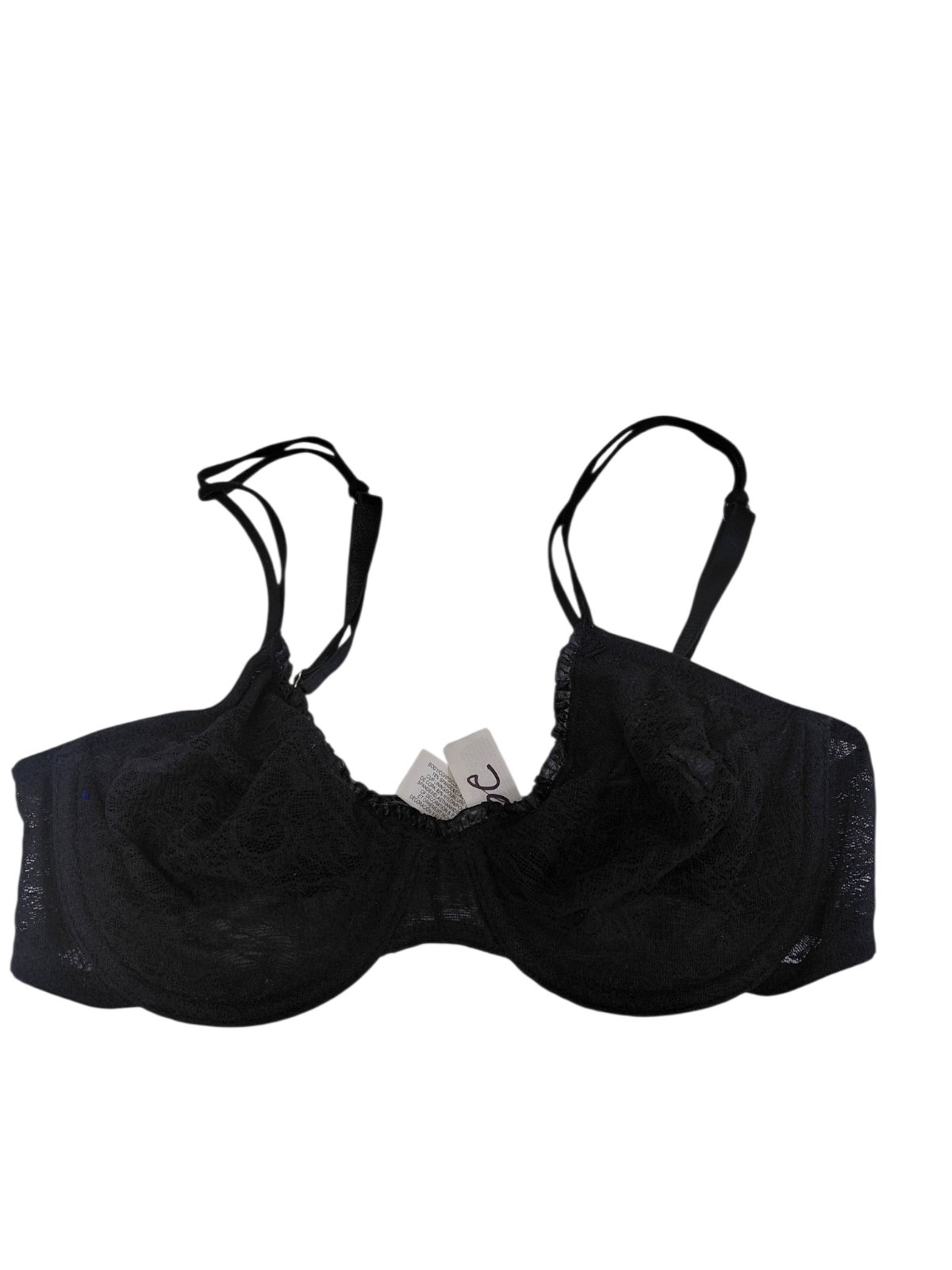 Vintage Wacoal Black Bra Size 34B