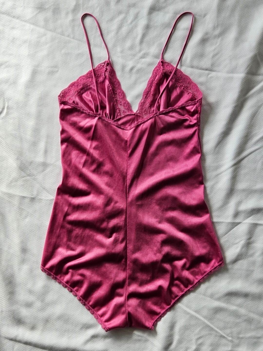 Vintage 1970’s Handmade Pink Teddy Bodysuit