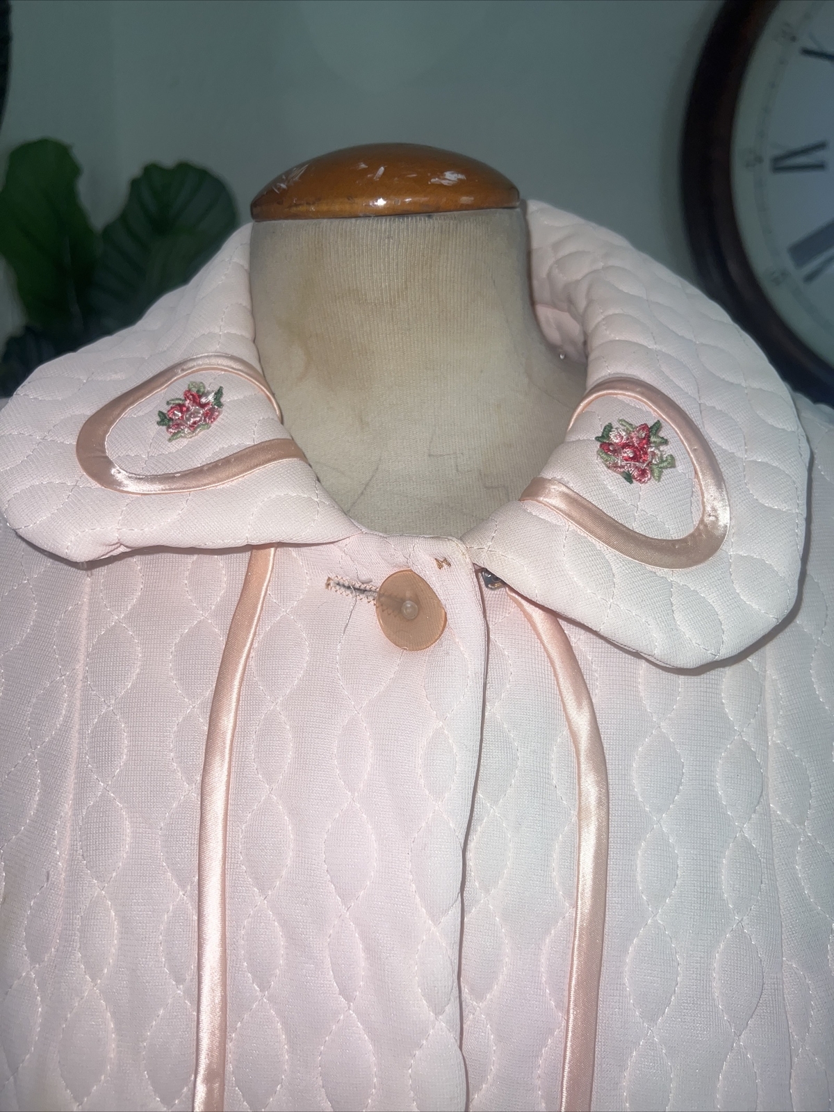 Rhapsody By Glazier 1950 Womens Vintage Robe Puffy Quilted Lined Suze 8