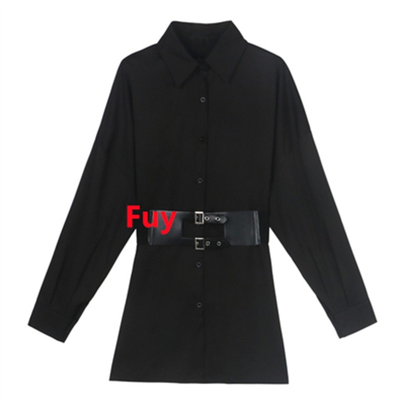 2025 Vintage Women’s Shirt Asymmetrical Yamamoto Dark-Style Maxi Dress Set