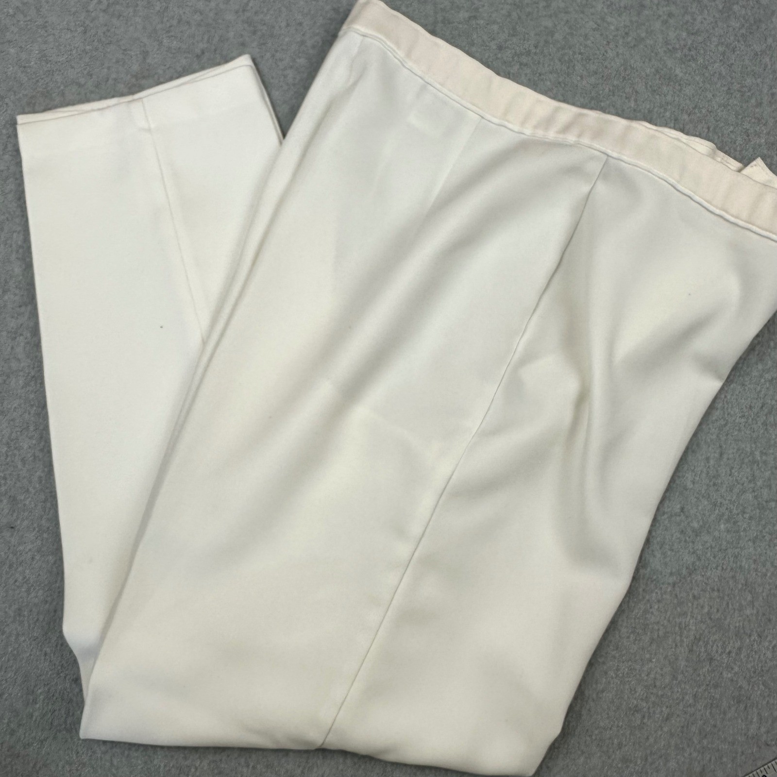 Vtg Levi Strauss Bend Over Pants Off White Cream High Rise Size 20 Modern 14/16