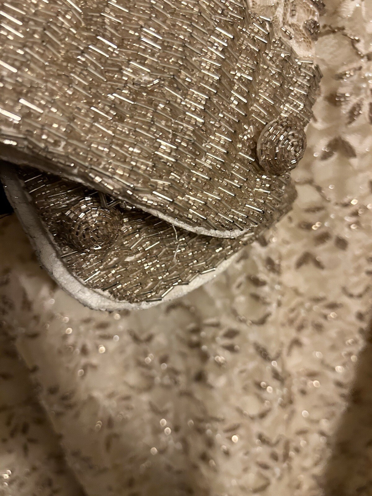 Vintage Valentina Ltd. Dress – Sz. 14, beaded, beautiful!