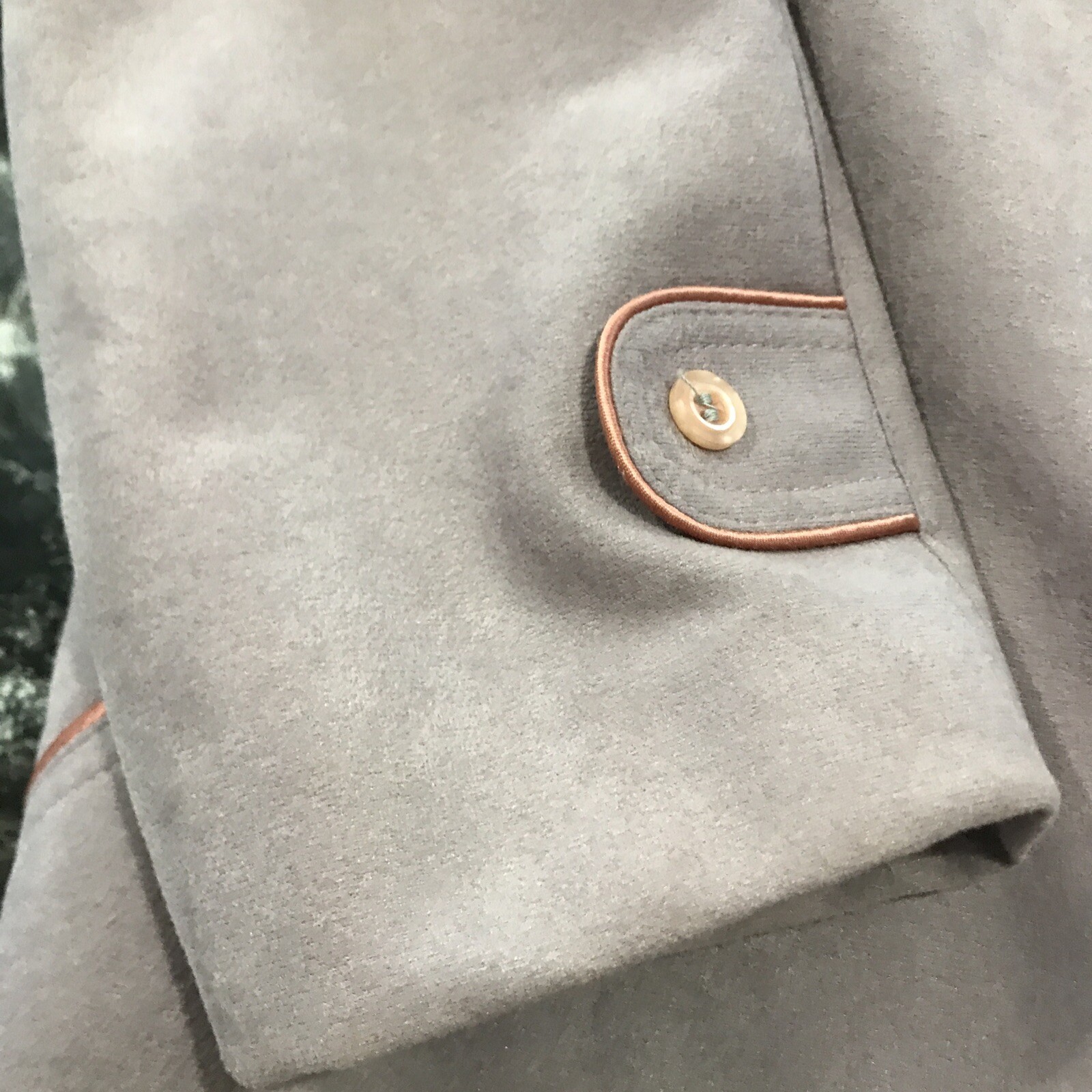 1960s Mod Coat Jacket Soft Gray Purple Forecaster Of Boston Rain Trench 7/8