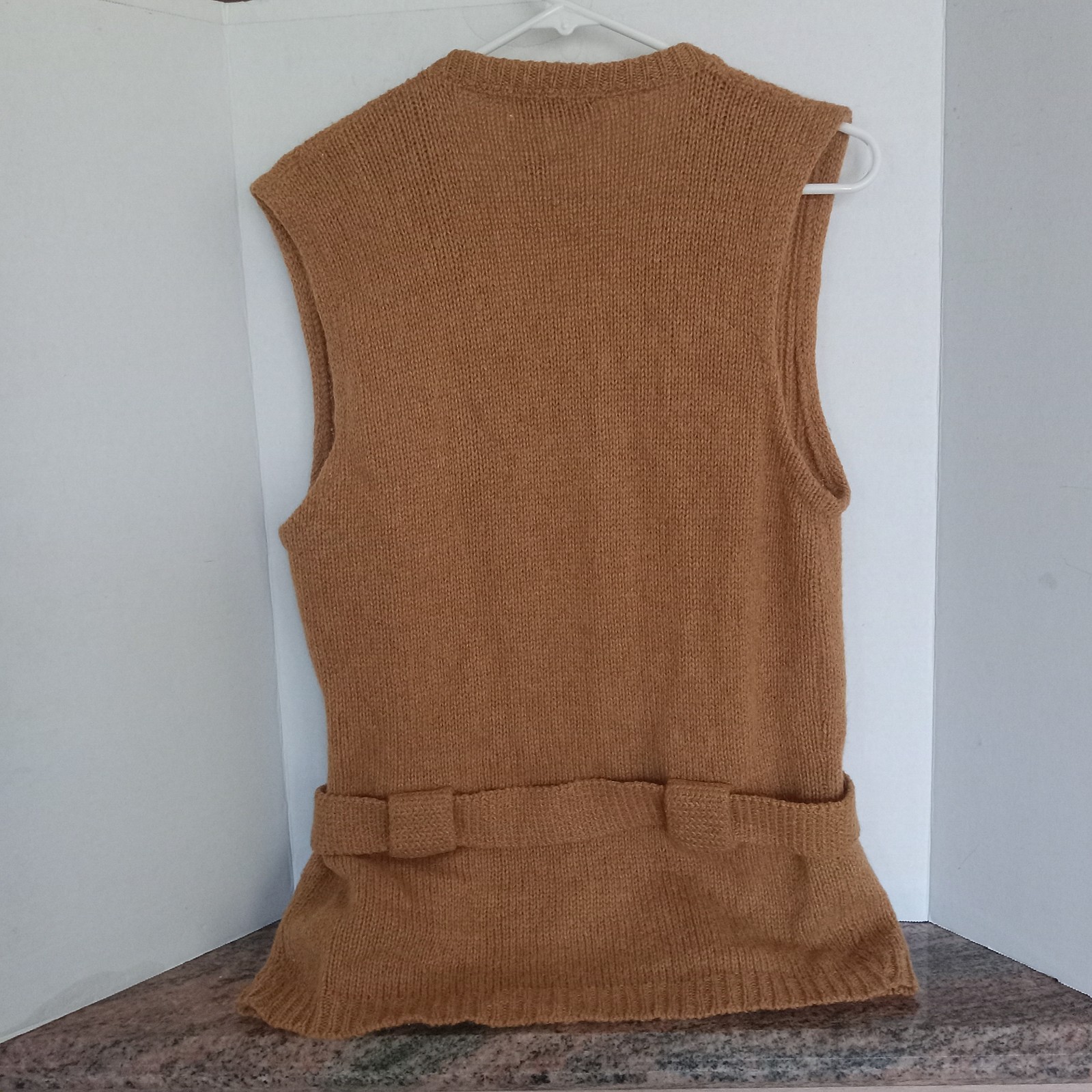 Vintage 1950s Jersild Wisconsin Wool Belted Knit Sweater
