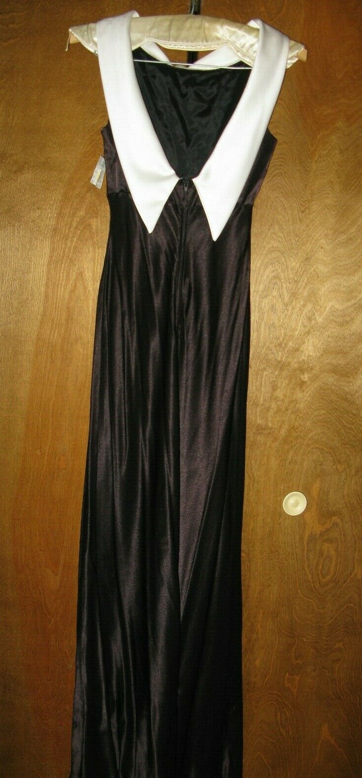 Womens De Laru Little Black Formal Evening Pencil Dress Low Back Sz 3/4 USA NWT