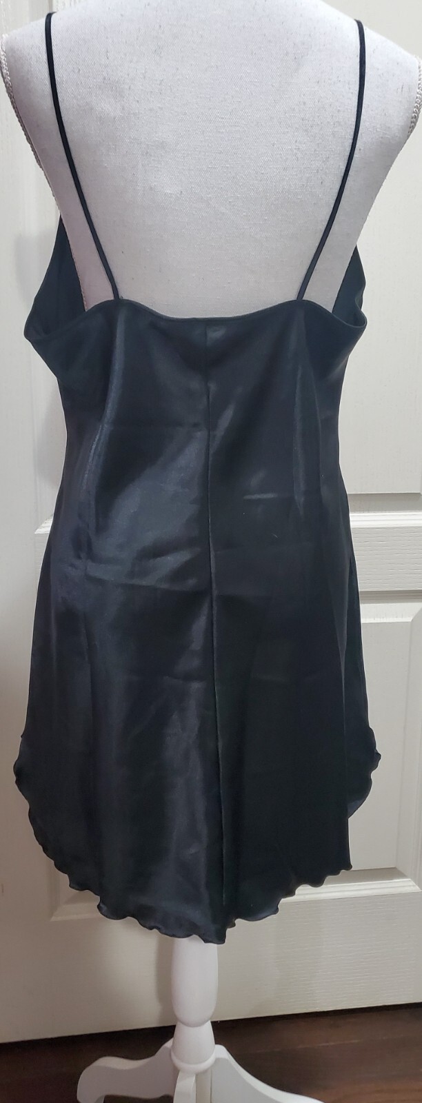 Ladies Nylon Night Gown -Andra Lingerie – Italy – Black – Short – Size 6