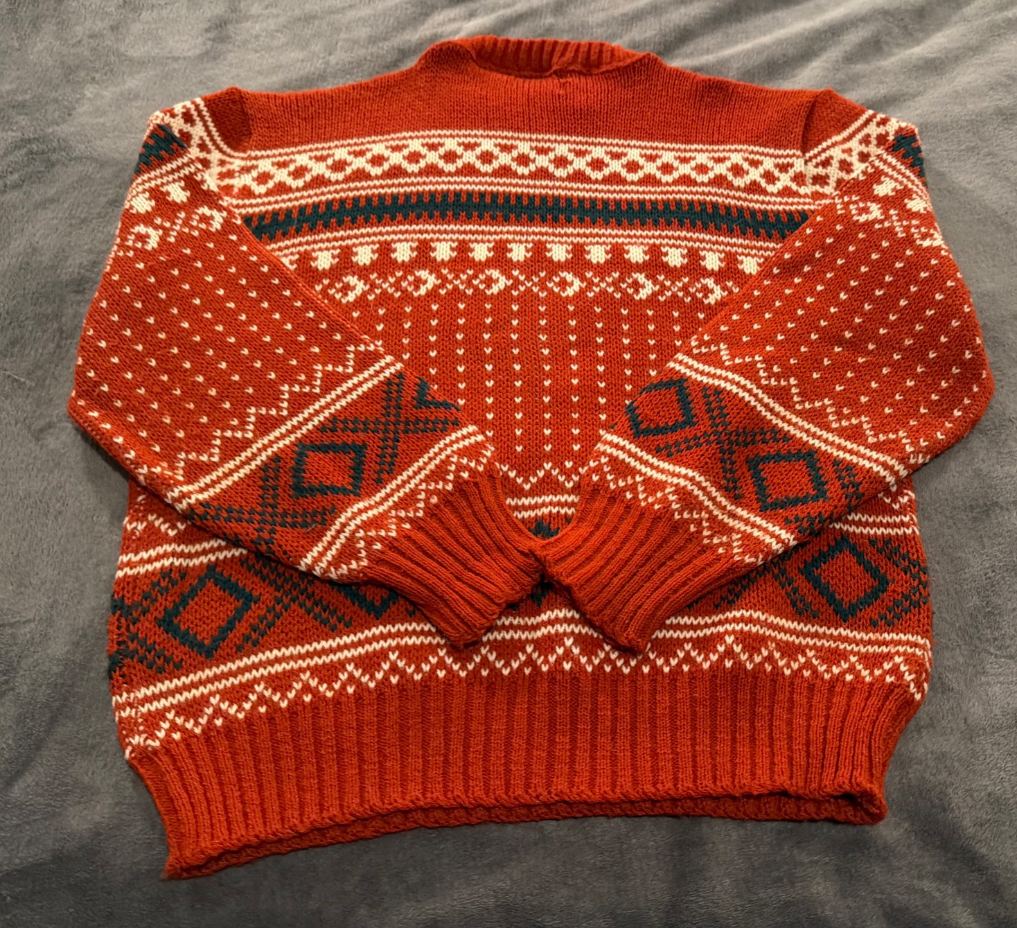 Vintage Brown Sweater Sedgwick Sportswear Wool Size Med