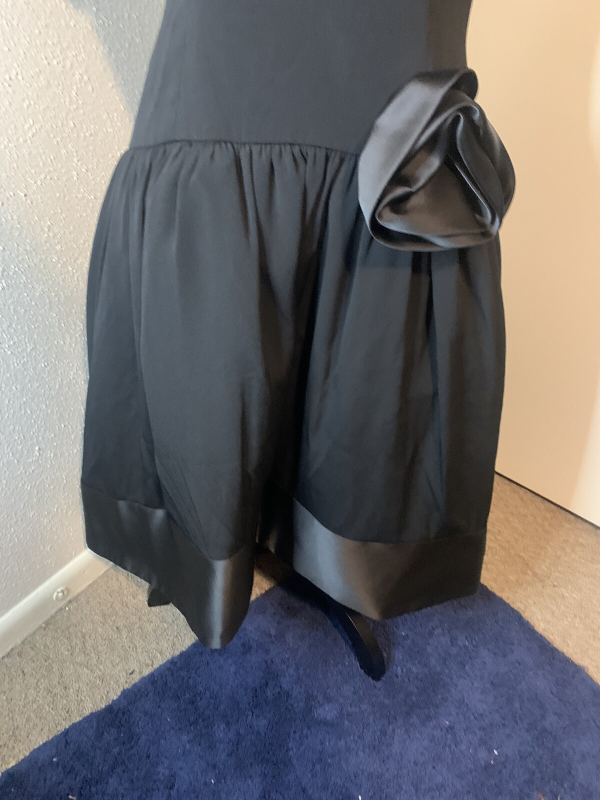 Vintage 1980’s Morton Myles For The Warrens Black Dress 10