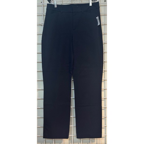 OLD NAVY High Rise Pixie Straight Leg Pants Navy Blue Size 12 Tall NWT