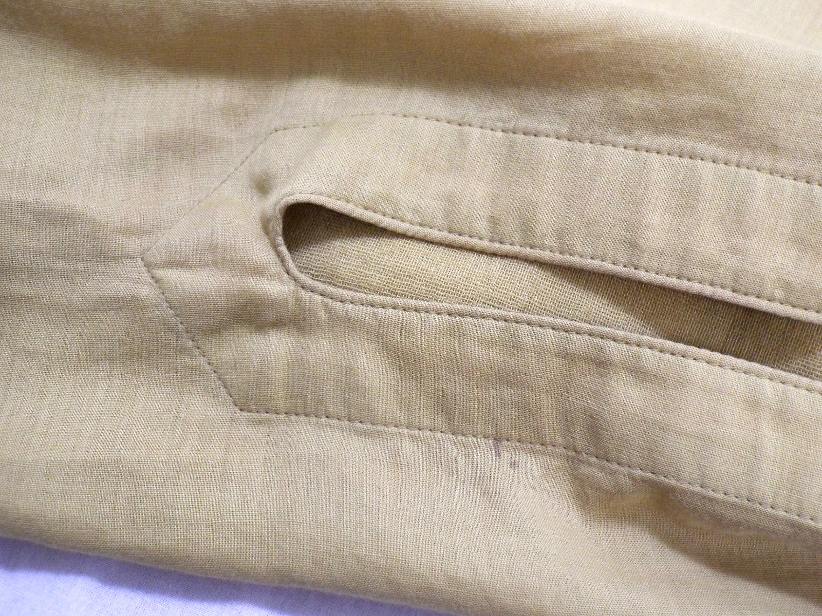 VTG 1980s Issey Miyake Yellow Cotton Asymmetrical Skirt MEDIUM Brush Label Slits