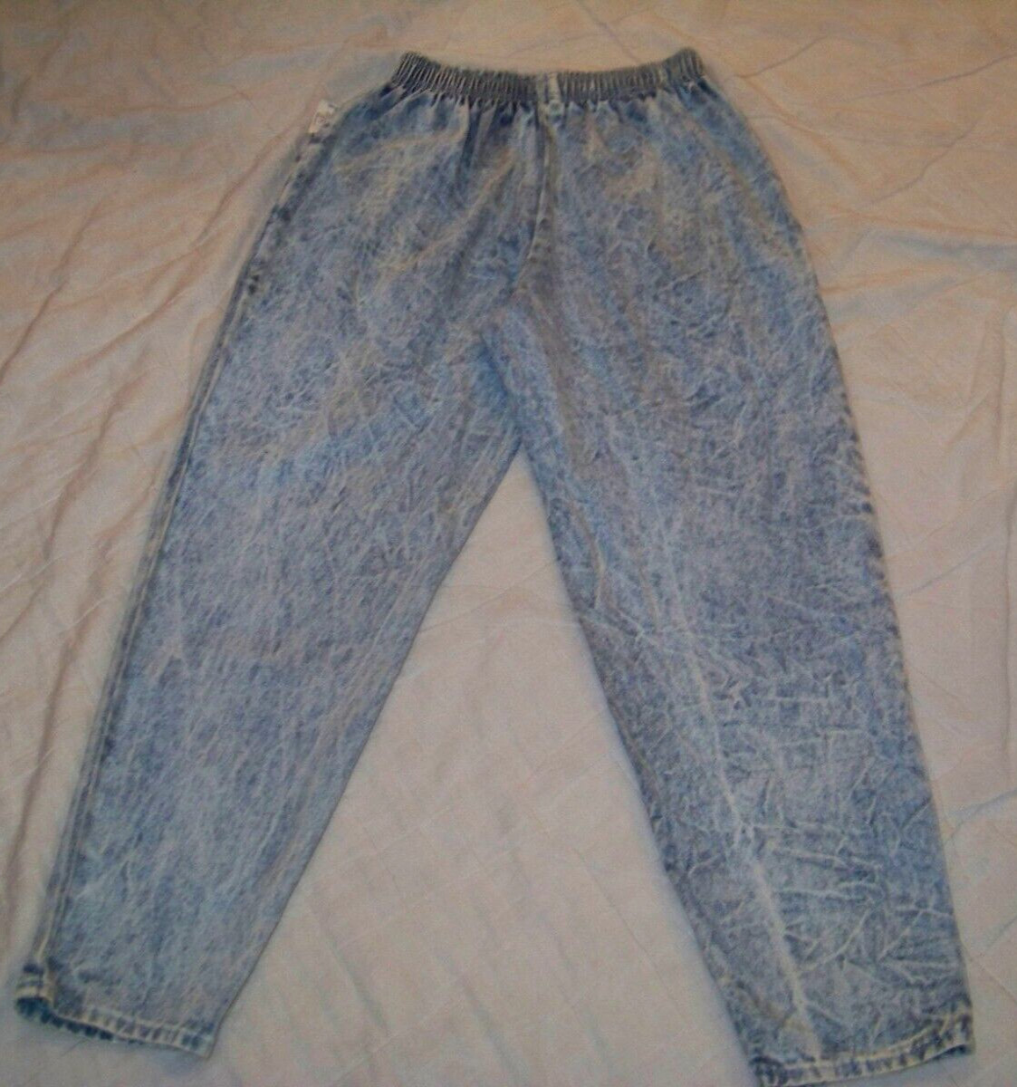 Vintage Fancy Props Pull On Denim Pants – Size 12P – New with Tag