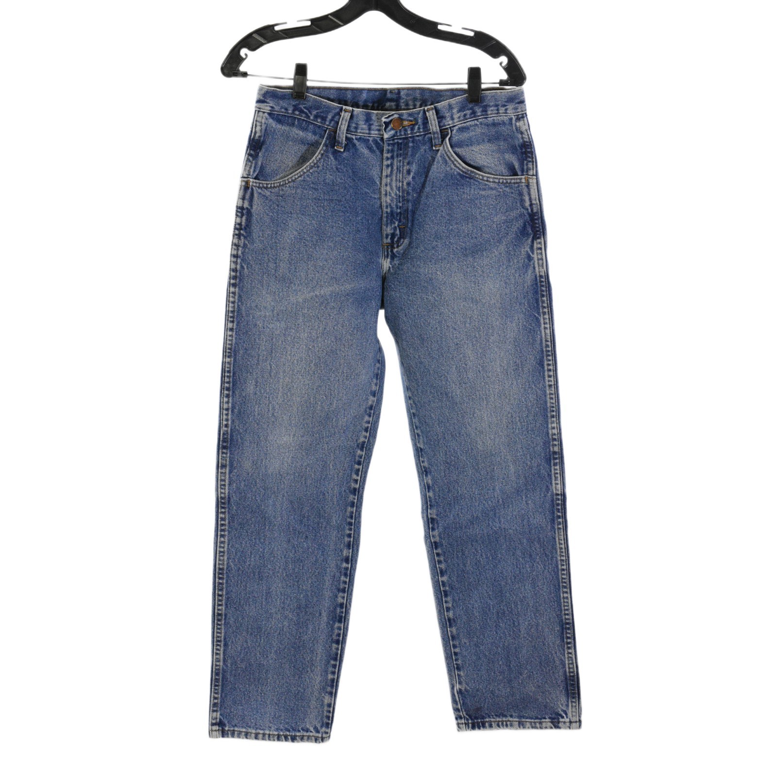 90s Vintage Womens Rustler Jeans Medium Wash High Waist Straight Leg Denim M 10