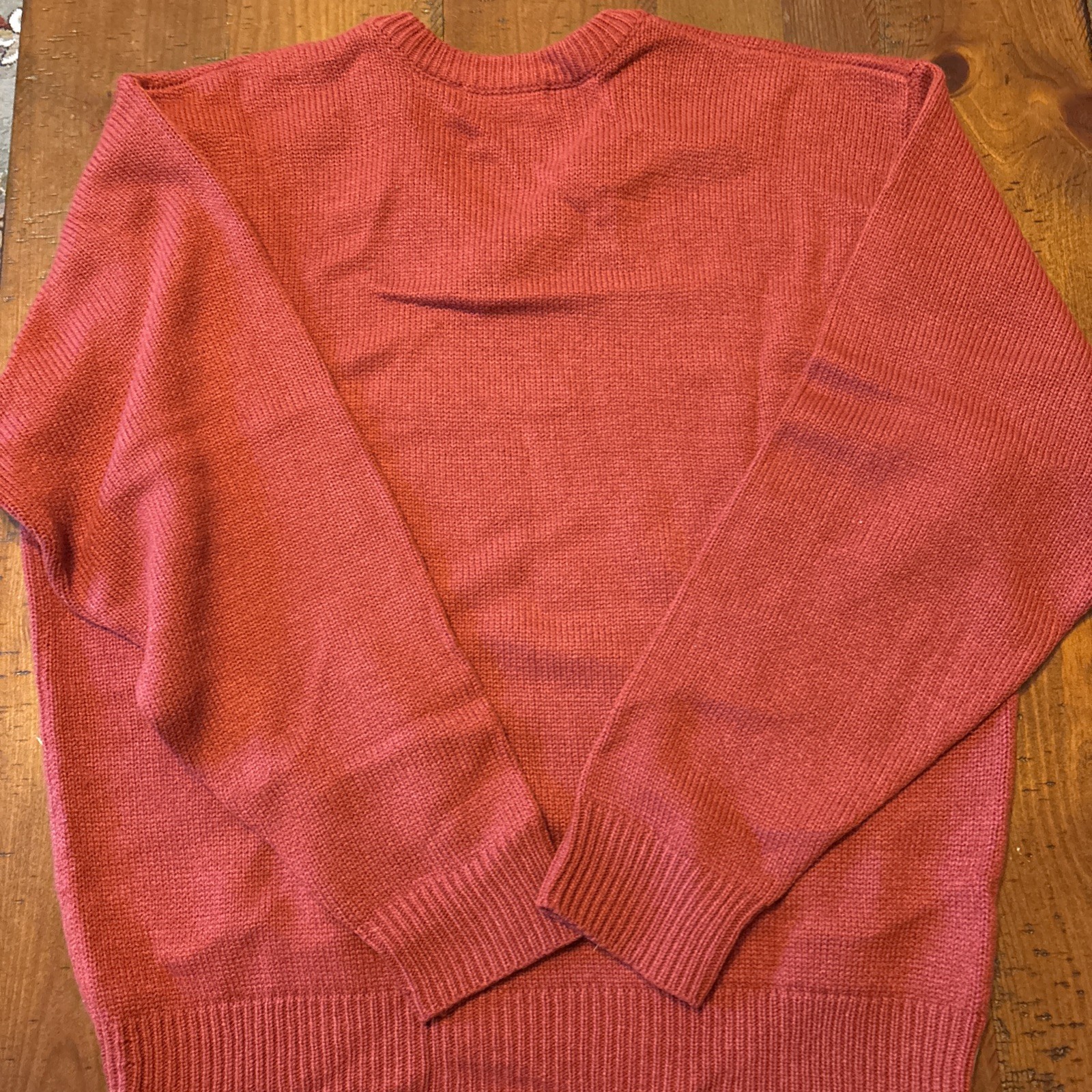 Vintage Haband Burnt Orange Sweater Size XL
