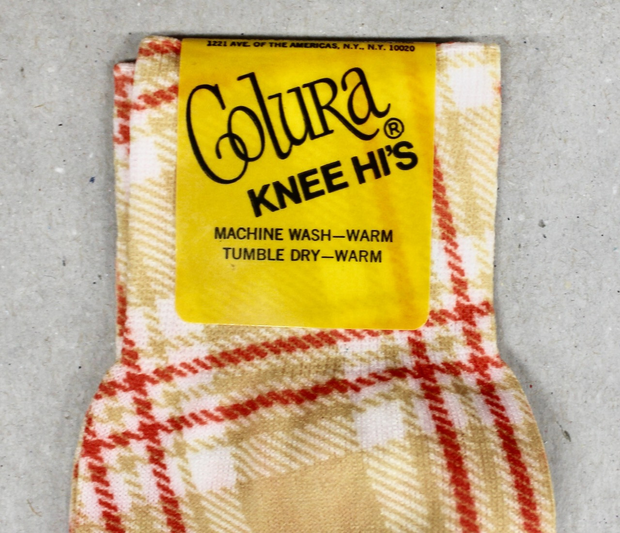 Original Vintage 1970s Colura Knee Highs Size 9-11 NOS With Tags #1