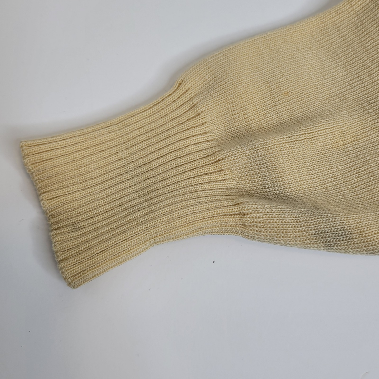 Vtg 60s 70s Hysport 100% Wool Koala Sweater XS 85cm Ivory Australia