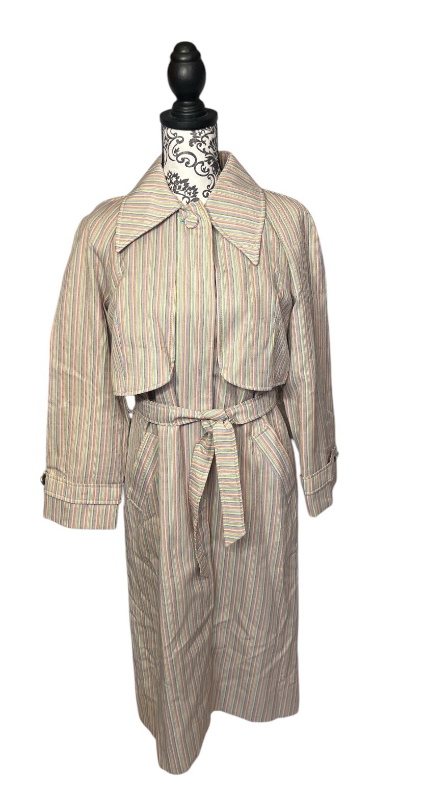 VTG Count Romi Womens Coat 1970s Rainbow Weather Traveler Jacket Union Made Sz12