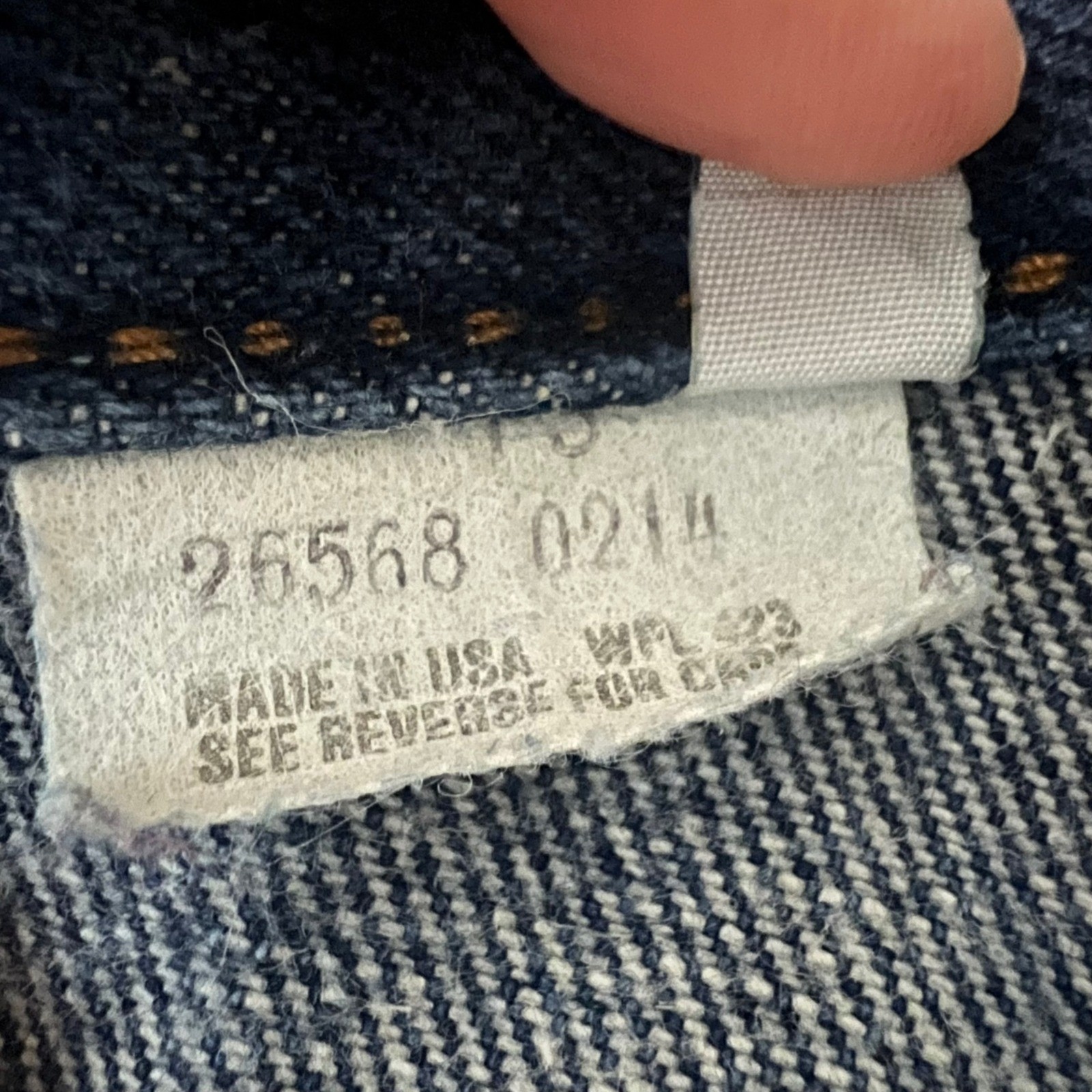 Vintage USA Made Levi’s White Tab Jeans Size 13 High Rise Straight Leg 554