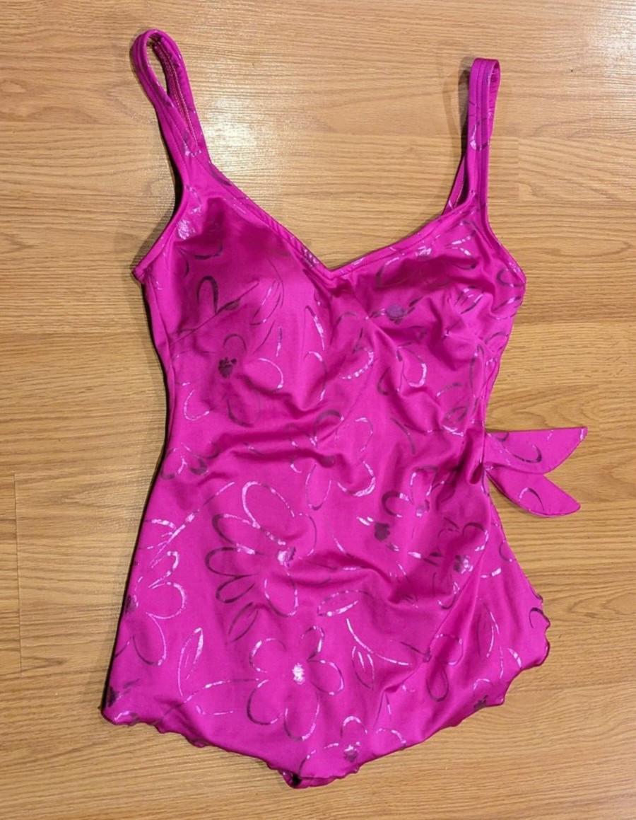Vintage Perfection Fit by Roxanne Pink Swimsuit – 18/40 Cup B