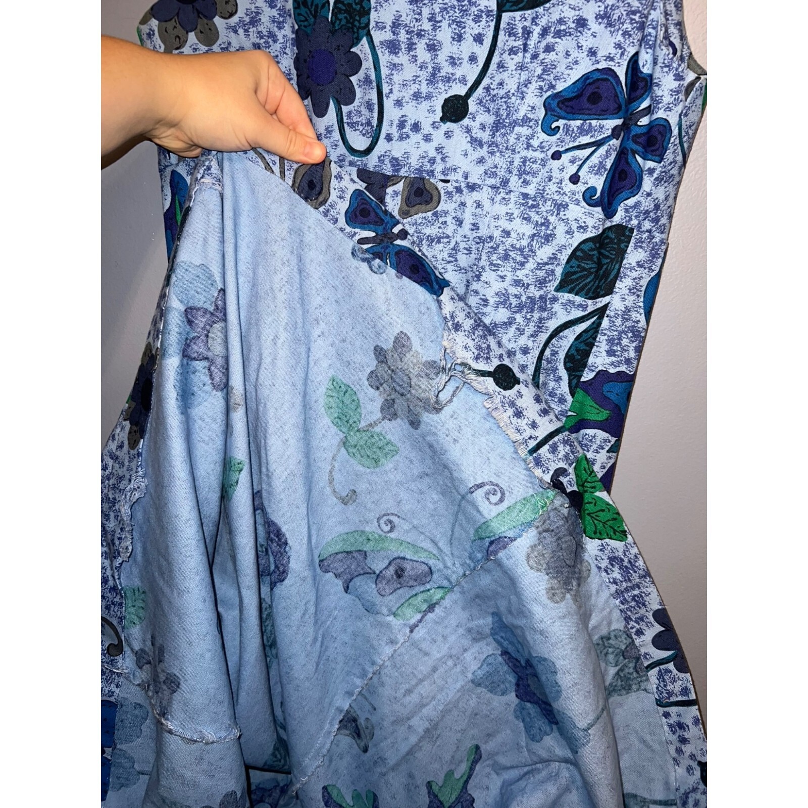 Vintage 70s Penneys Hawaii Women’s Floral Button Front Floral Maxi Dress Size 8