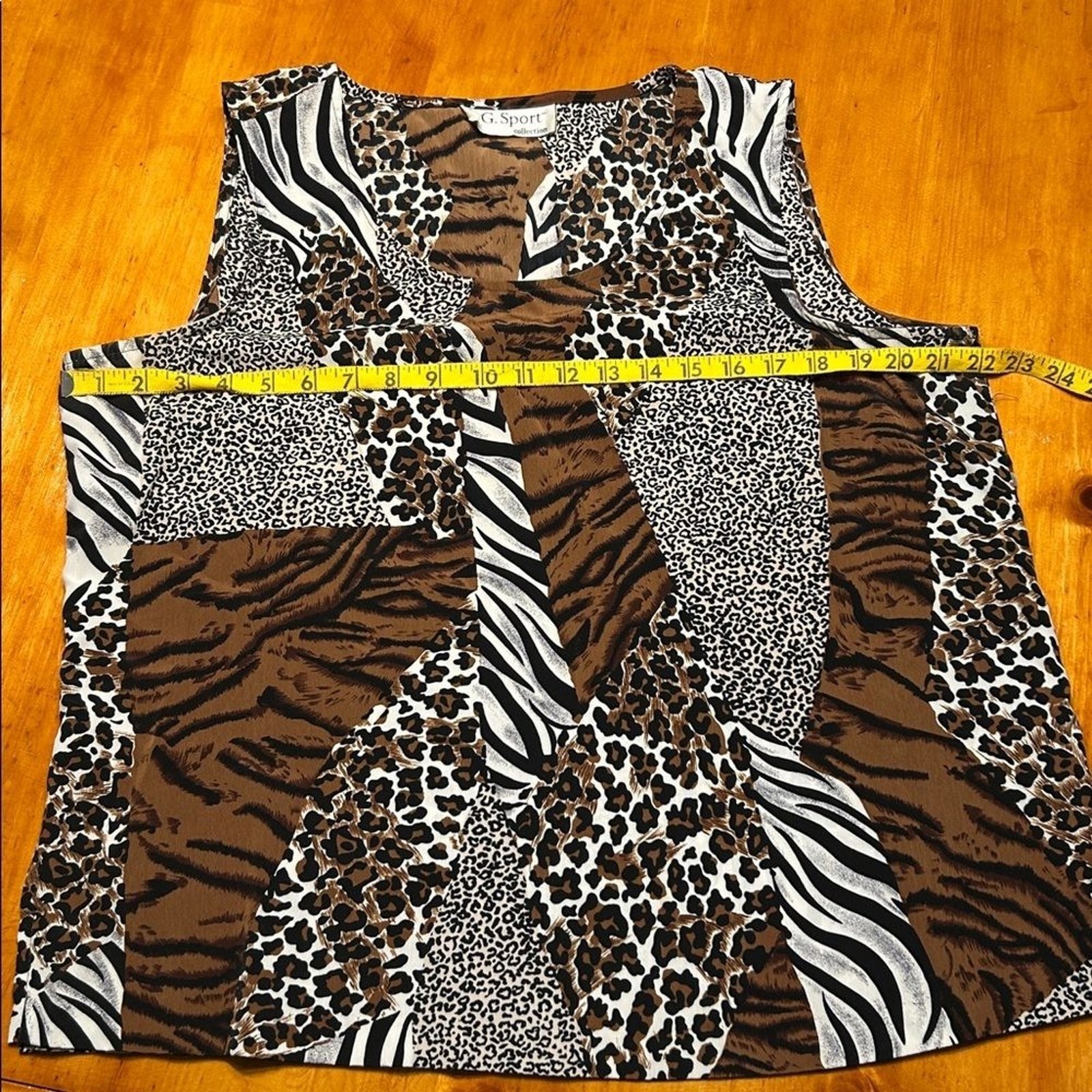Vintage Y2K Indie Sleaze 3 Piece Set Mixed Animal Print Shirt Tank Skirt Club
