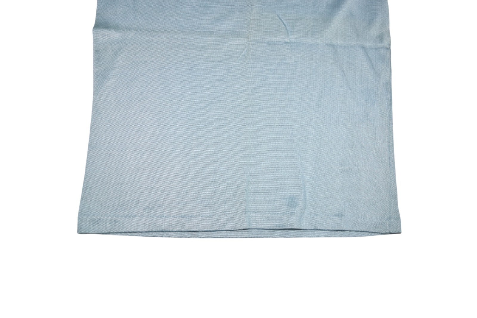 Vintage Brentwood Top Womens Medium Blue Short Sleeve Turtleneck Silky Jersey