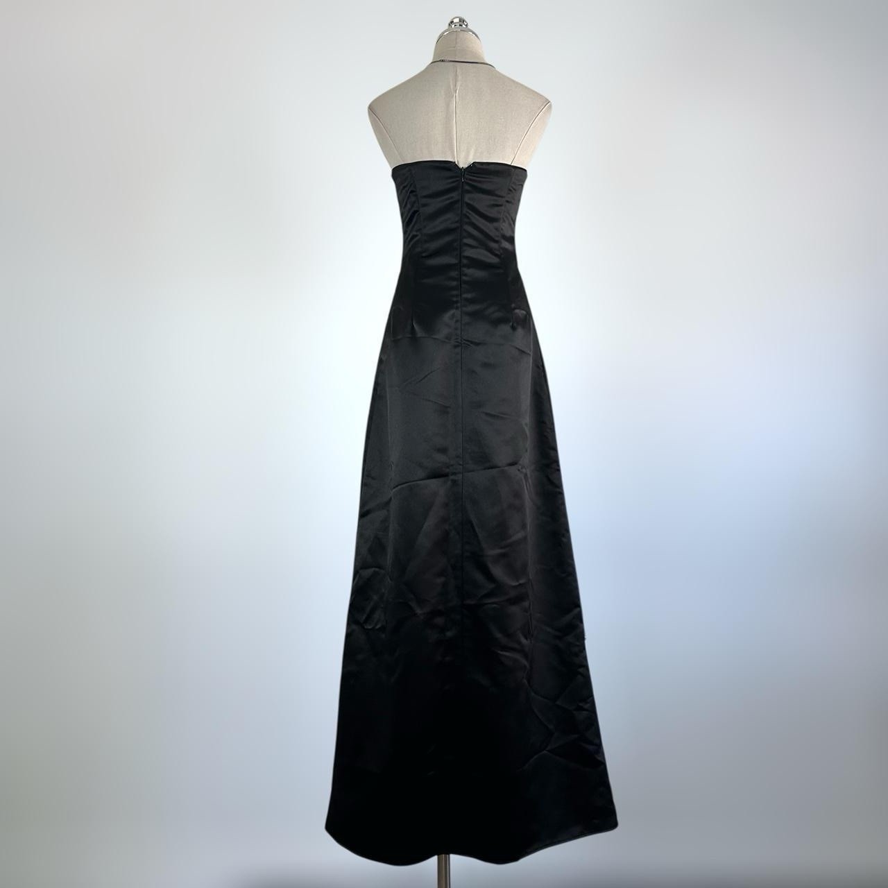 Vintage 90s Y2K Jessica McClintock Archive Color Block Strapless PROM Dress