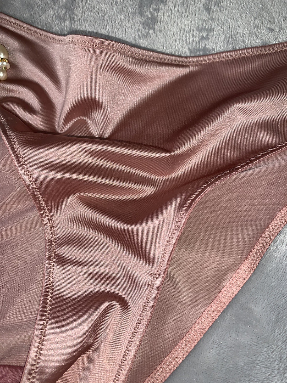 NEW Glossy Secret Stretch Satin XL 8 Classic Bikini Panties SILKY!! 2nd Skin