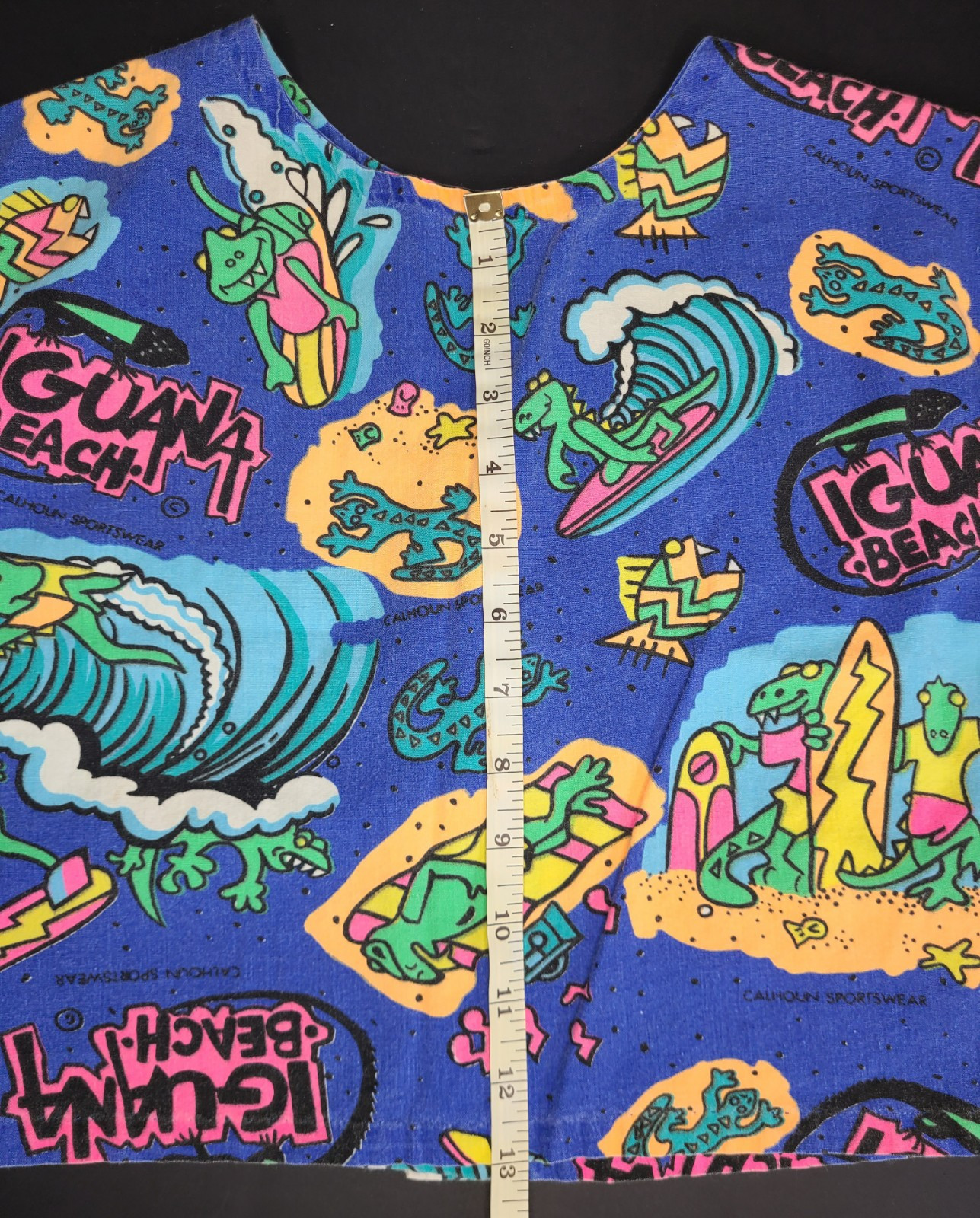 Vntg 90s Outfit Set Iguana Beach Soveneir Womans Small Girls Large Neon Colors