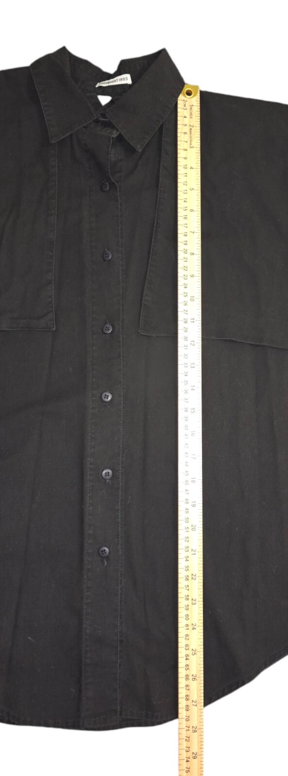 Vintage Western Shirt Womens Medium Lattice Back Cowgirl Front Flaps 90s