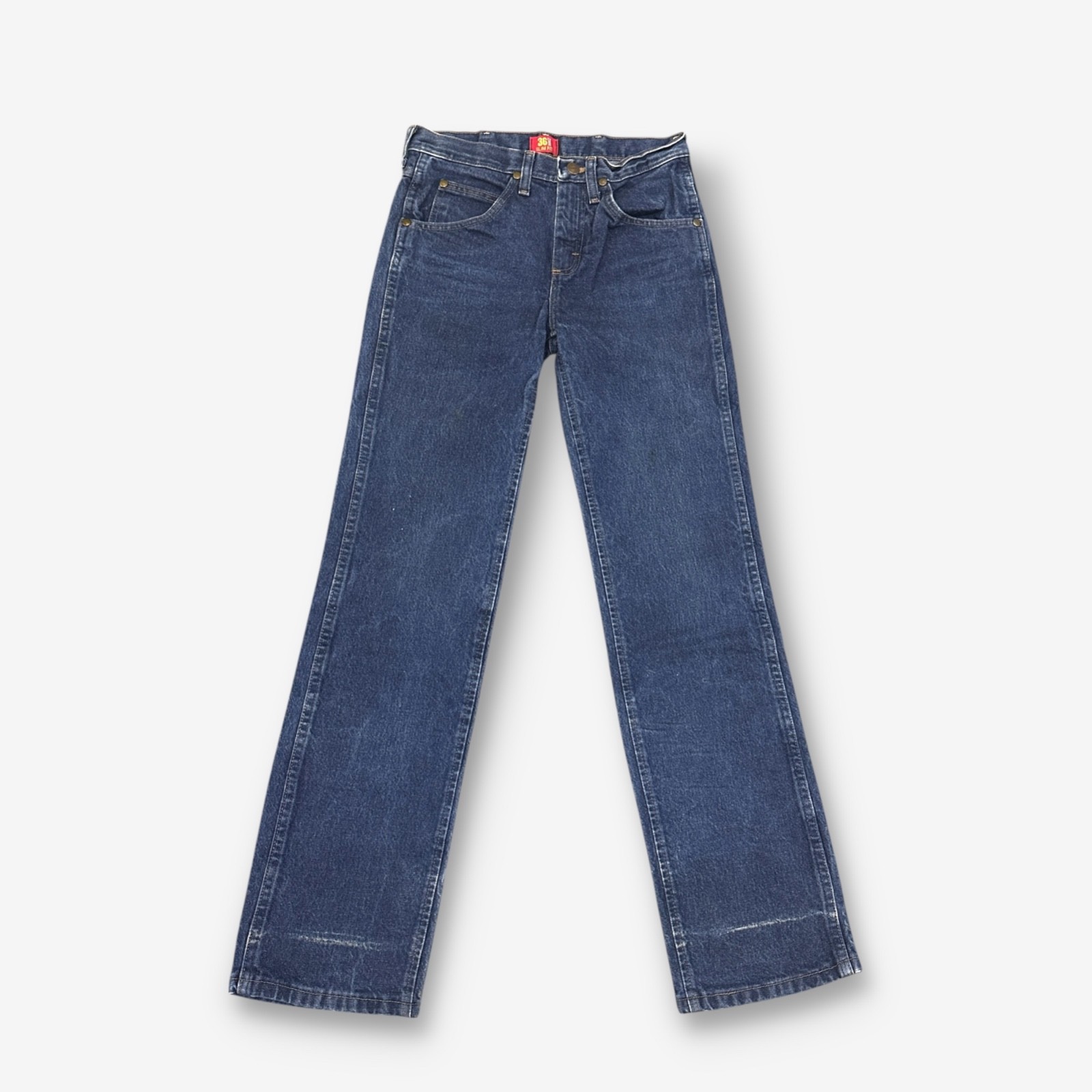 Vintage Wrangler Straight Leg Boyfriend/Mom Jeans Dark Blue W27 L32
