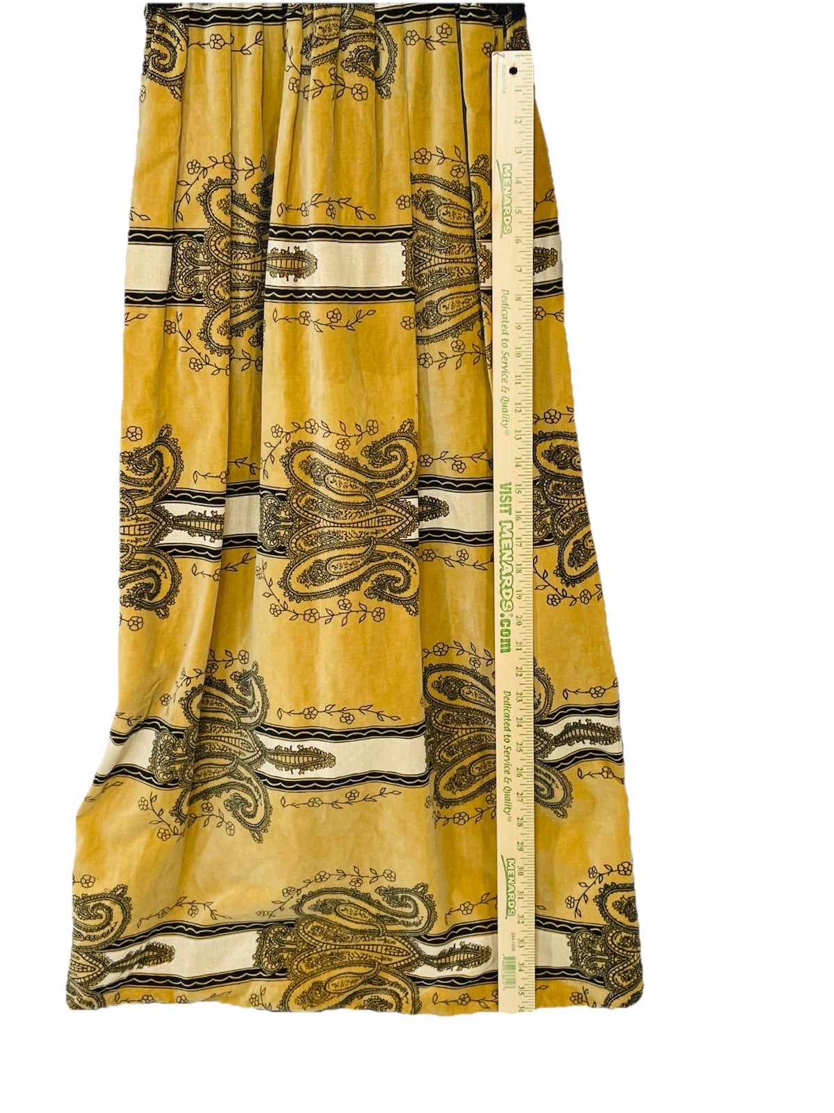 Marsal Park Ave Maxi Black Tan 70’s Paisley velvet Tassels Classic/boho Vtg Rare