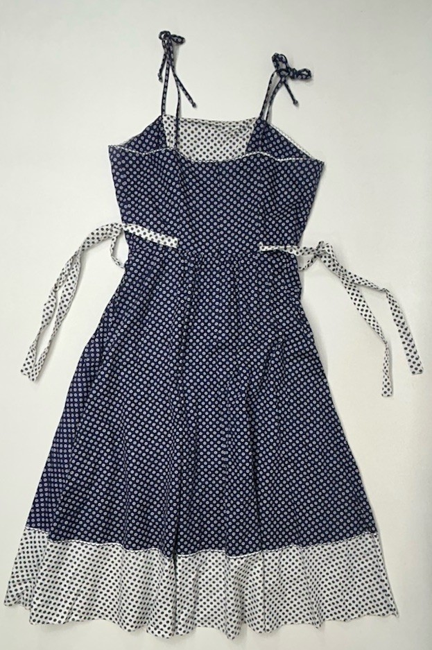 Vtg 60-70s Candi Jones California Dress Peasant Style Maxi Size Vtg 11 Daisies