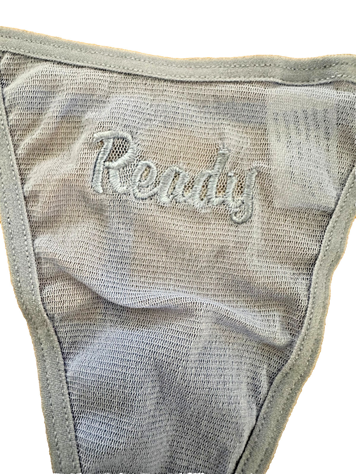 VINTAGE Y2K Ready Blue Thong G-String Panties Small / 5