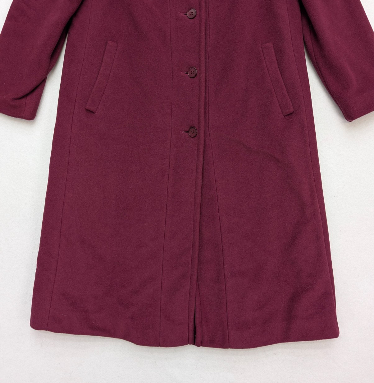 Bromleigh Vintage Women’s Coat Purple Fleece Overcoat 40″ Chest