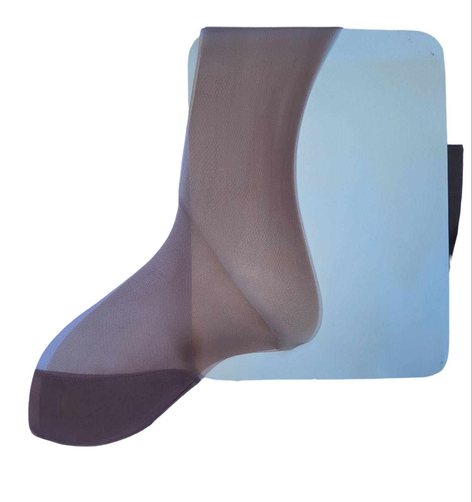 Ceil Chapman Nylons Size 8.5 Taupe Reinforced Toe Nylon Stockings 4-Pairs NIP