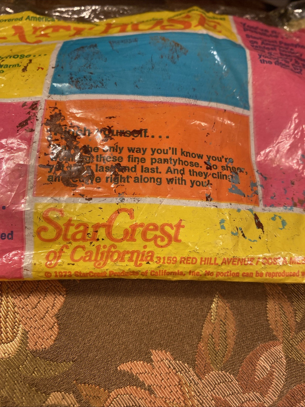 Starcrest Of California NIP VTG 1973 Pantyhose Wom M 110-140 lbs., Color: Spice