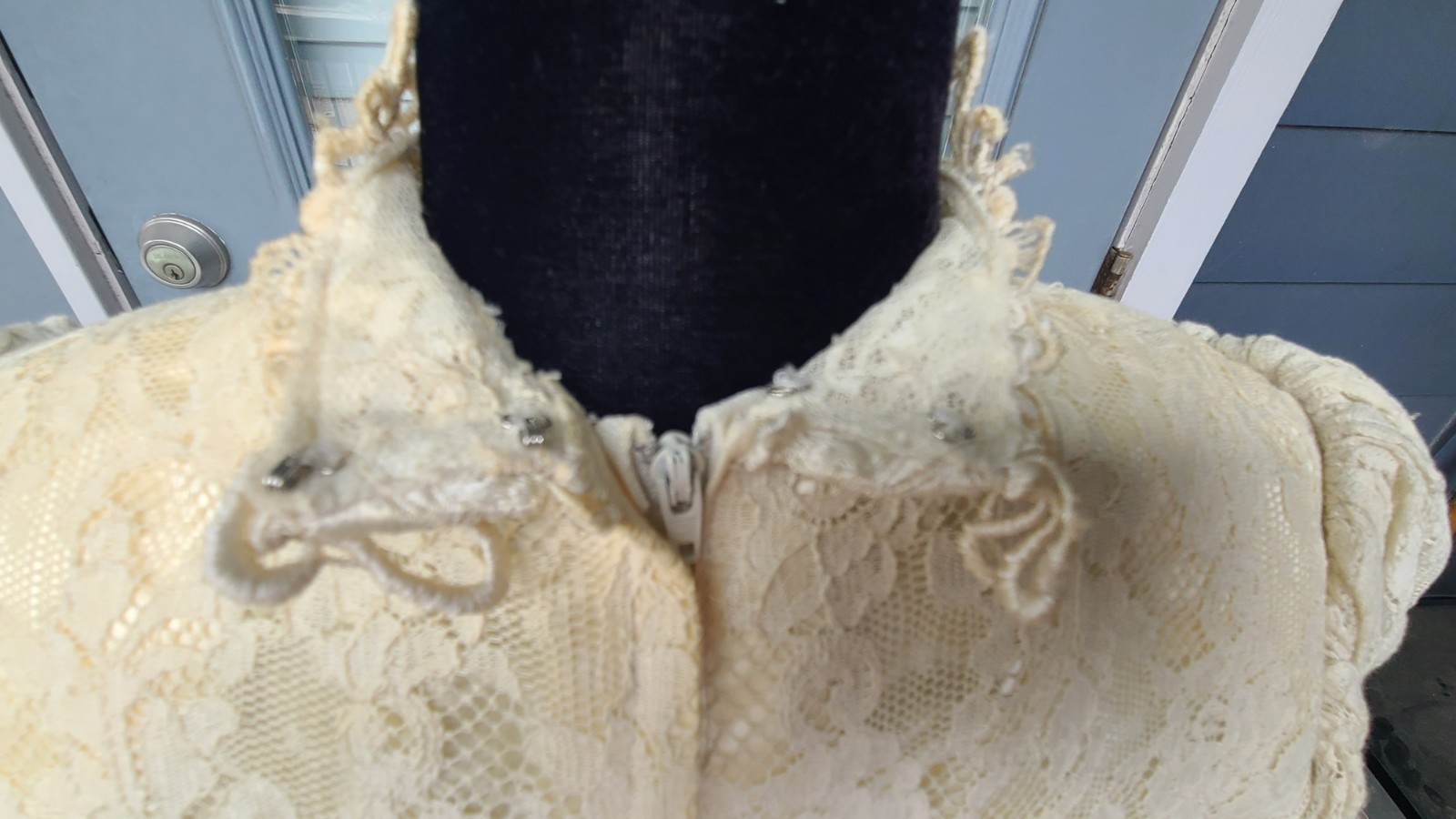 Vintage Susan Lanes Country Elegance Wedding Dress Renaissance Lace Size 8