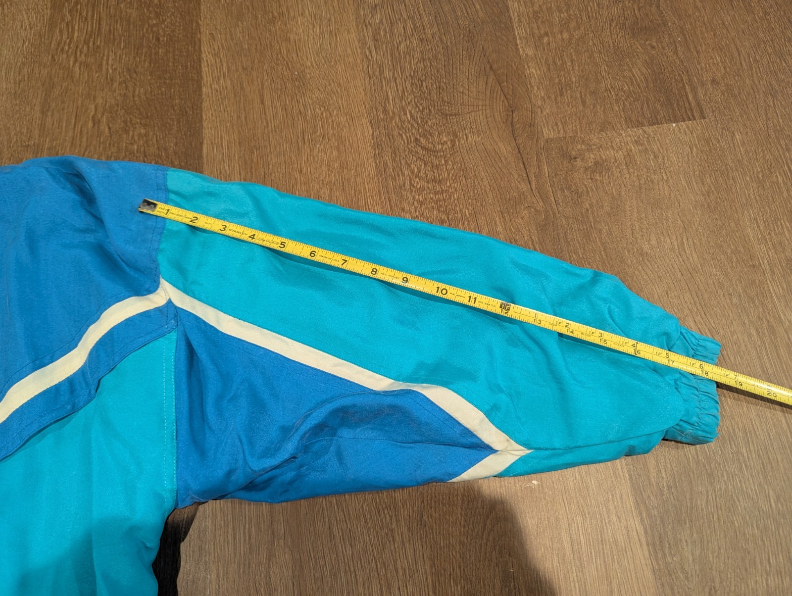 Vintage 80s 90s Avait Sportif Teal Blue Windbreaker Track Suit W Petite Medium
