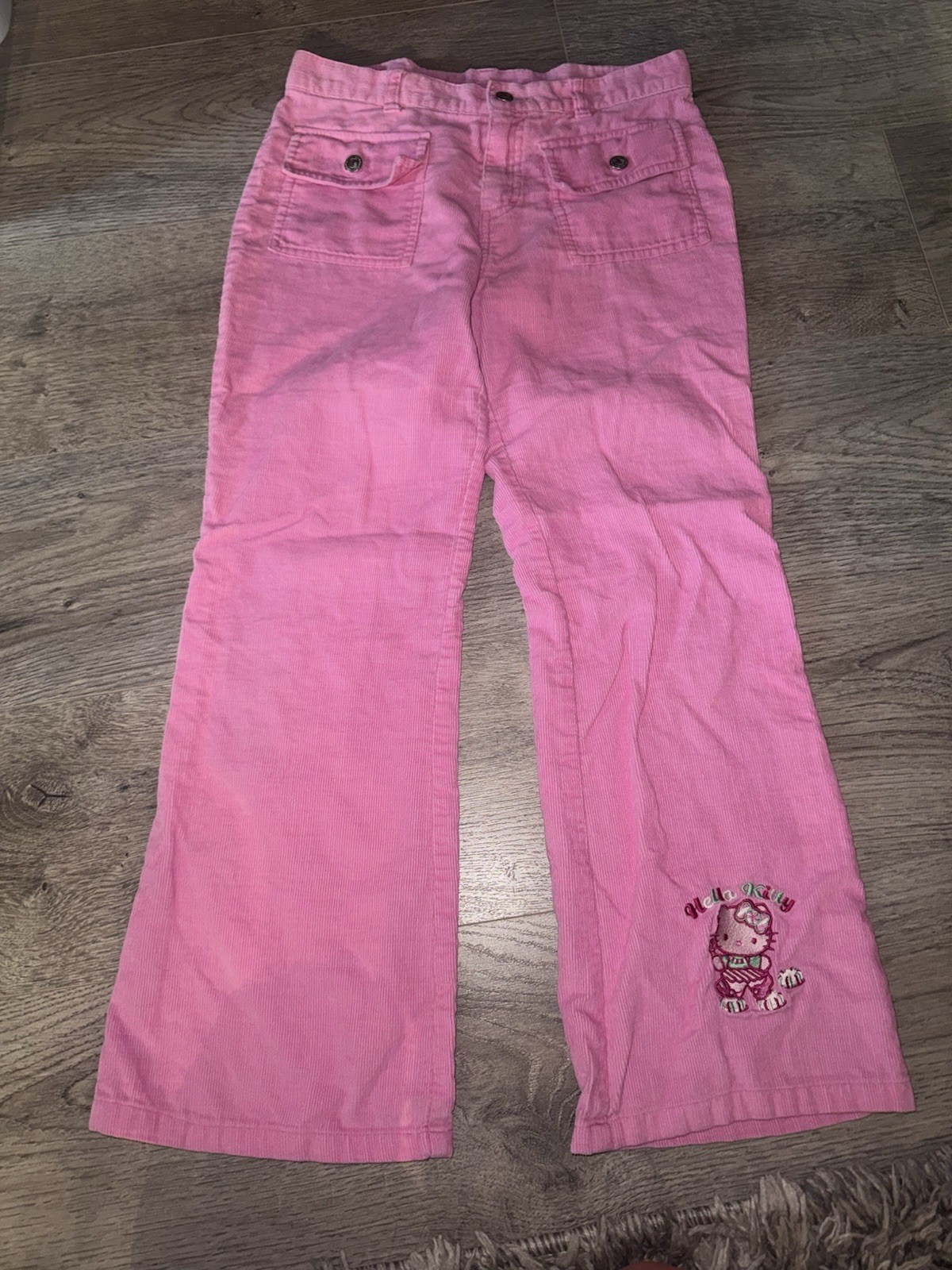 VERY RARE Vintage HTF Early 2000’s Hello Kitty pink pants 2004