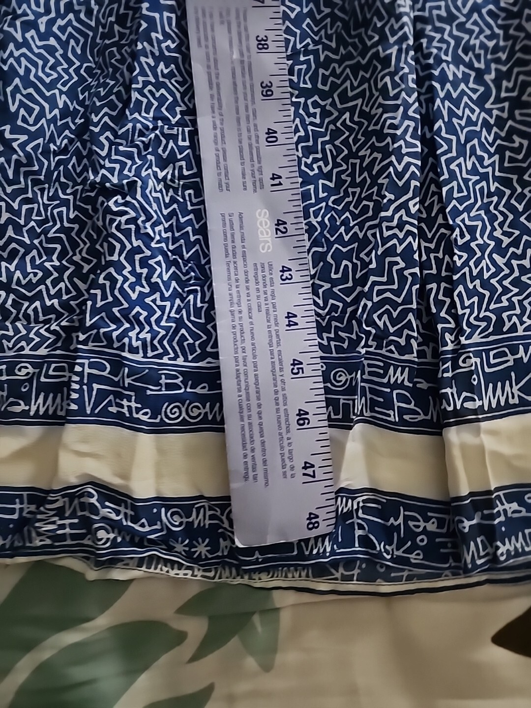 Blue And White 60s Mod Vintage Maxi Dress Fit And Flare Size X-Small/Small
