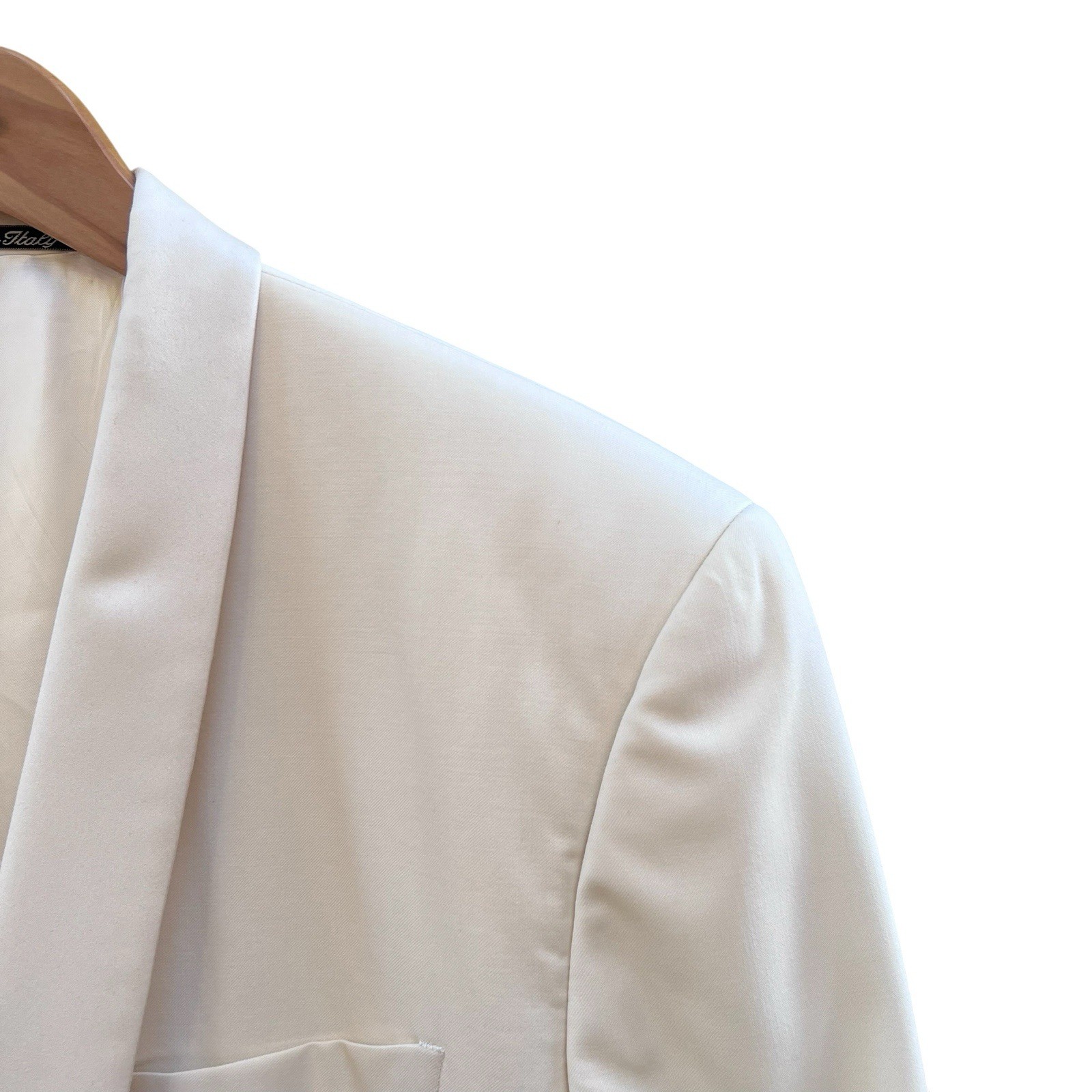 VTG 80s 90s Giorgio Armani Barney’s NY Ivory Dinner Jacket Double Breasted