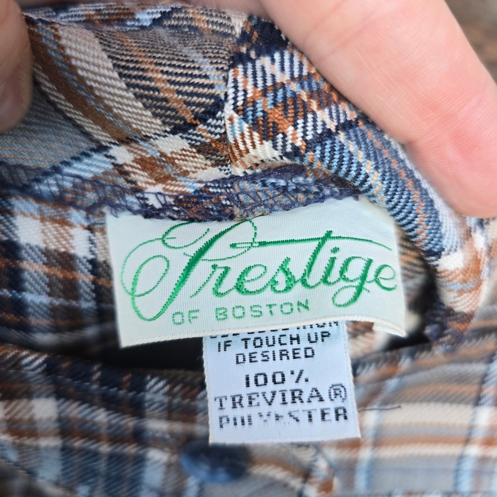 Vintage Prestige of Boston Plaid Pants Size 10 Y2K Straight Leg Preppy