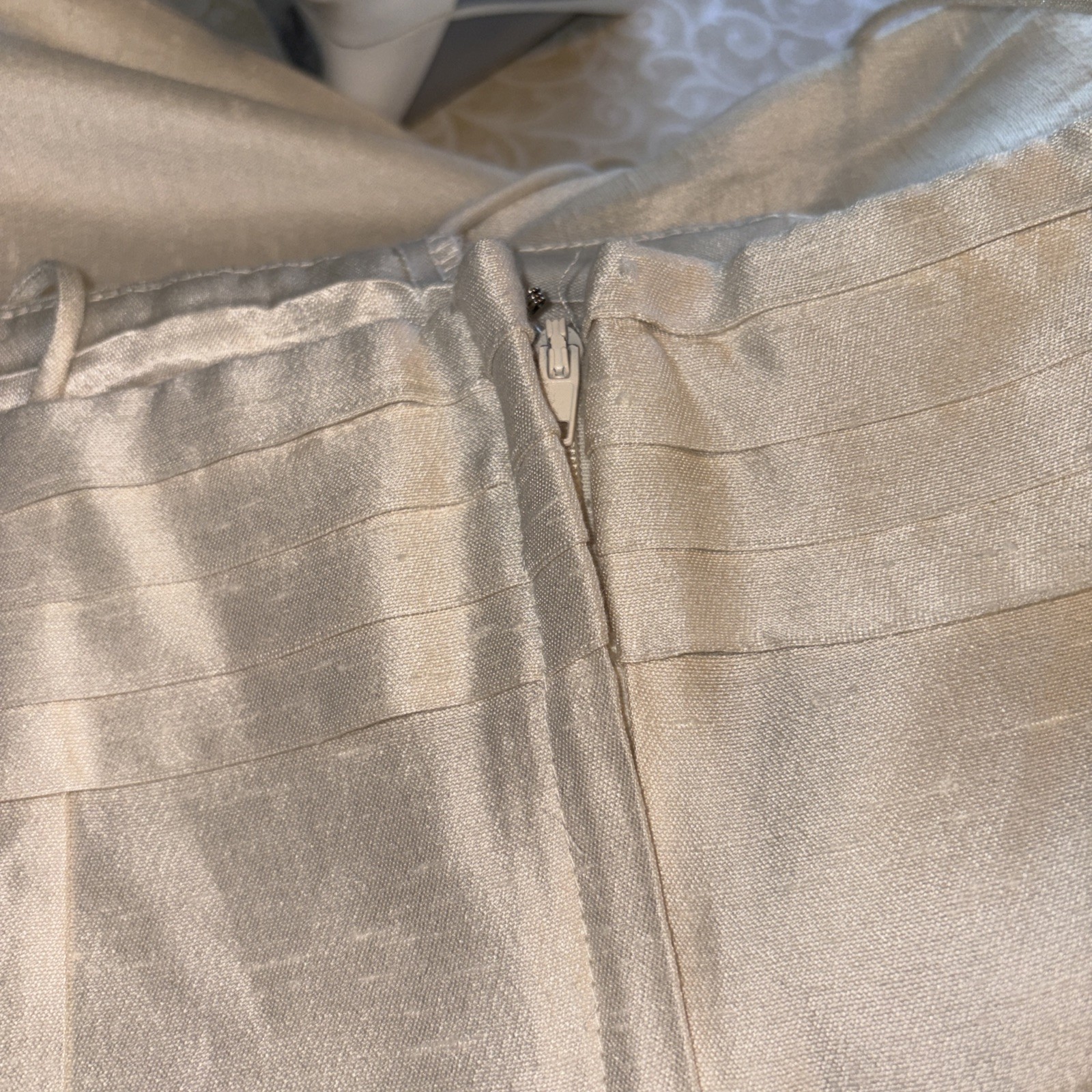 Cachet By Bari Protas Light Beige 2 Piece Top Dress Size 9-10